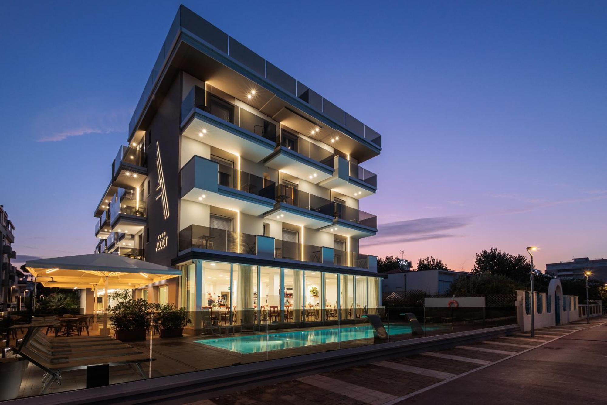 Hotel Ascot ريتشيوني المظهر الخارجي الصورة